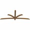 Ekena Millwork Davenport Timber Gable Bracket, Western Red Cedar, 84"W x 35"H x 1 1/2"D x 3 1/2"F, 10/12 Pitch GBW084X35X0204DAV00SWR - alternate 5